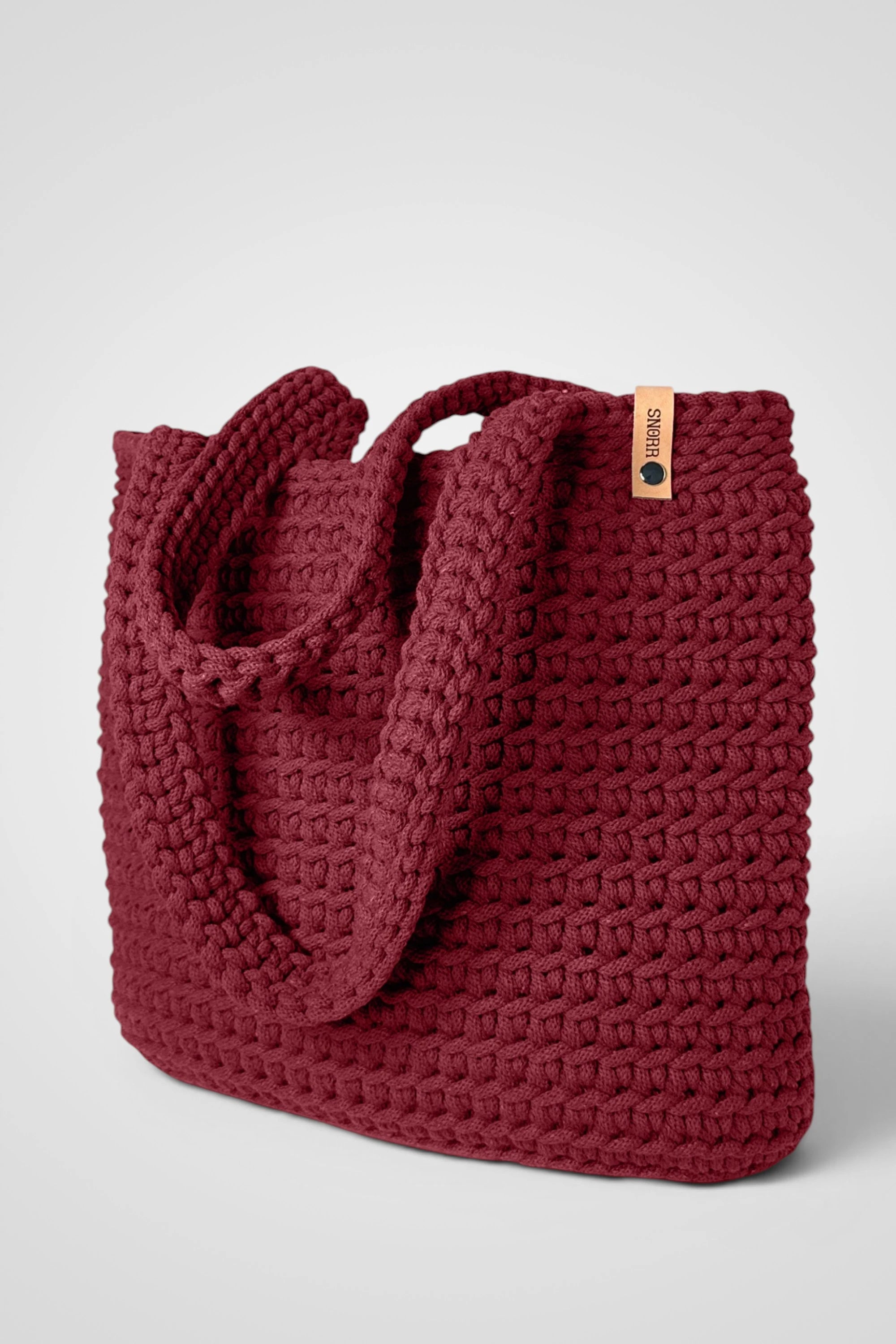 Burgundy Tote