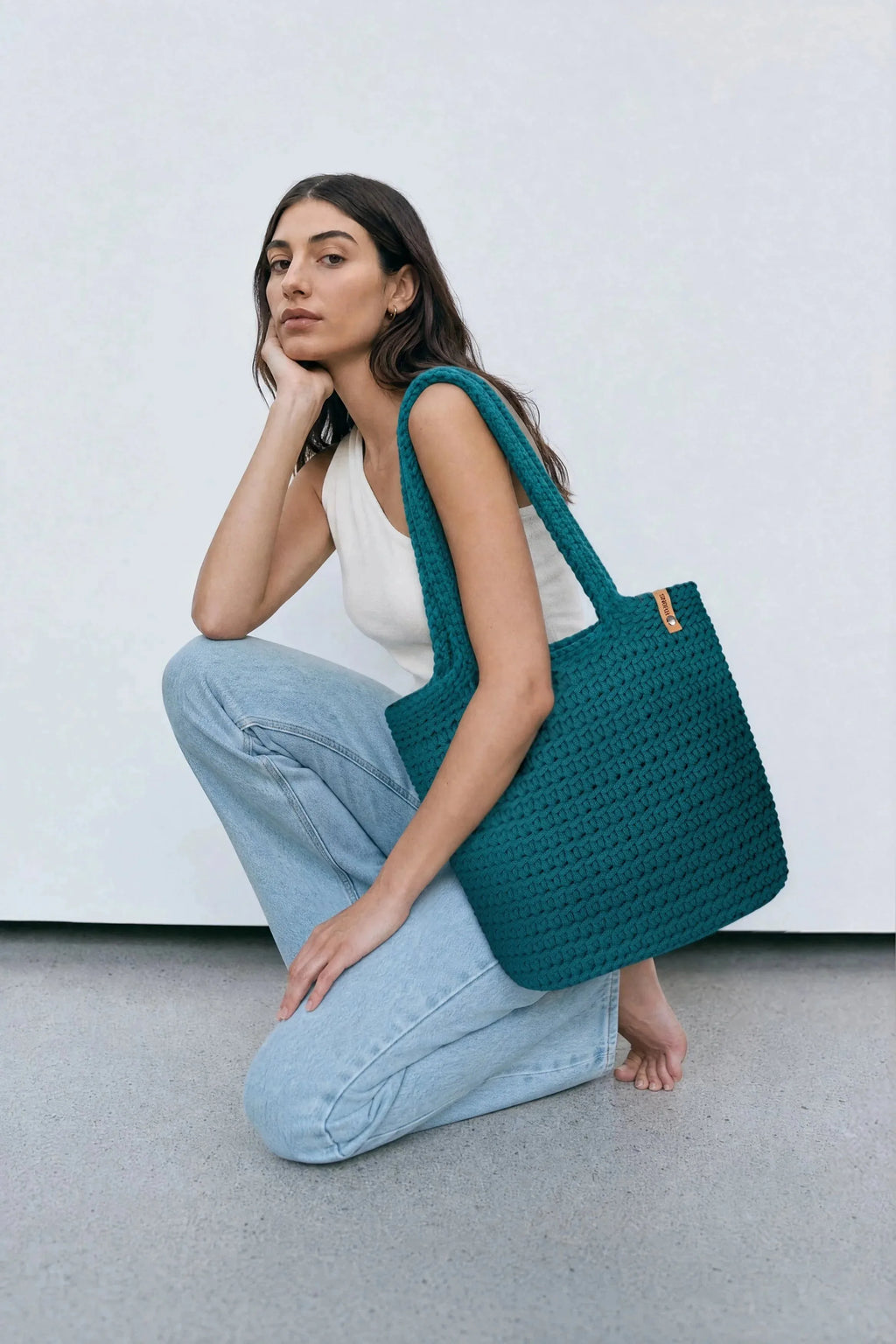 Turquoise Tote